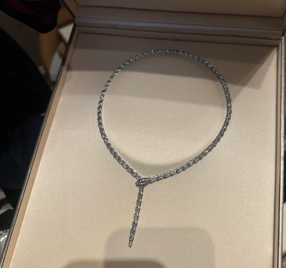 [⭐Reverie Jewels]NEW！SERPENT DIAMOND NECKLACE