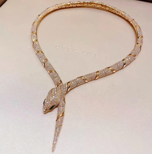 [⭐Reverie Jewels]HAUTE COUTURE GOLD SERPENTI NECKLACE