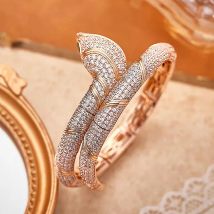 [⭐Reverie Jewels]HAUTE COUTURE GOLD SERPENTI BRACELET