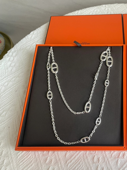 [⭐Reverie Jewels]Classic Silver Sweater Chain