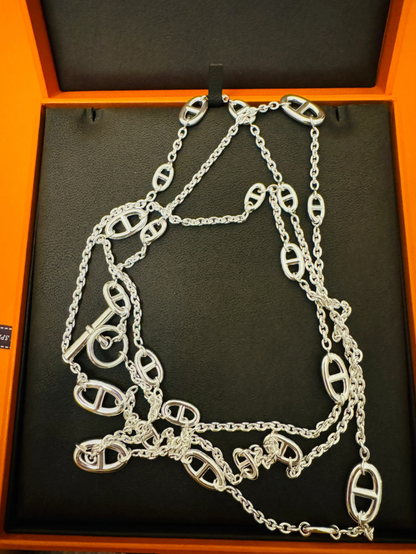 [⭐Reverie Jewels]Classic Silver Sweater Chain