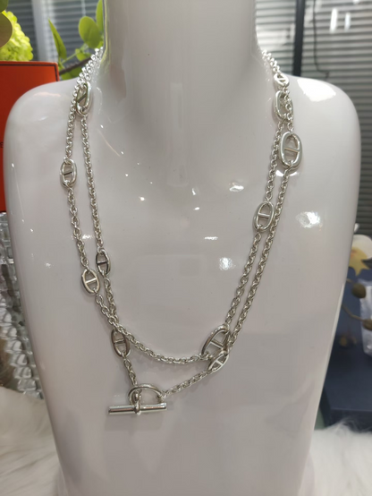 [⭐Reverie Jewels]Classic Silver Sweater Chain