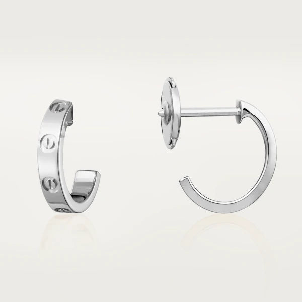 [⭐Reverie Jewels]LOVE EARRINGS 2.65MM SILVER