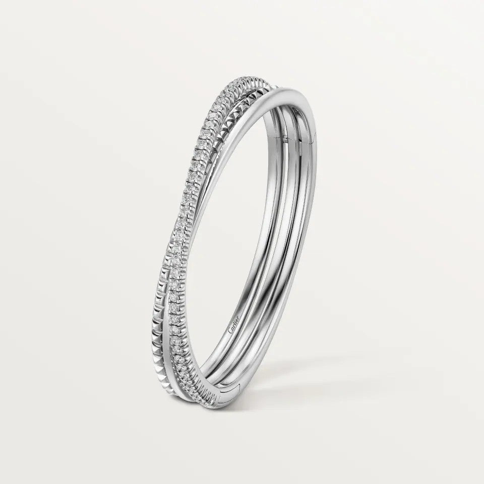[⭐Reverie Jewels]ETINCELLE HALF-PAVED DIAMOND BRACELET