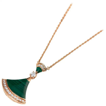[⭐Reverie Jewels]DREAM NECKLACE MALACHITE DIAMOND