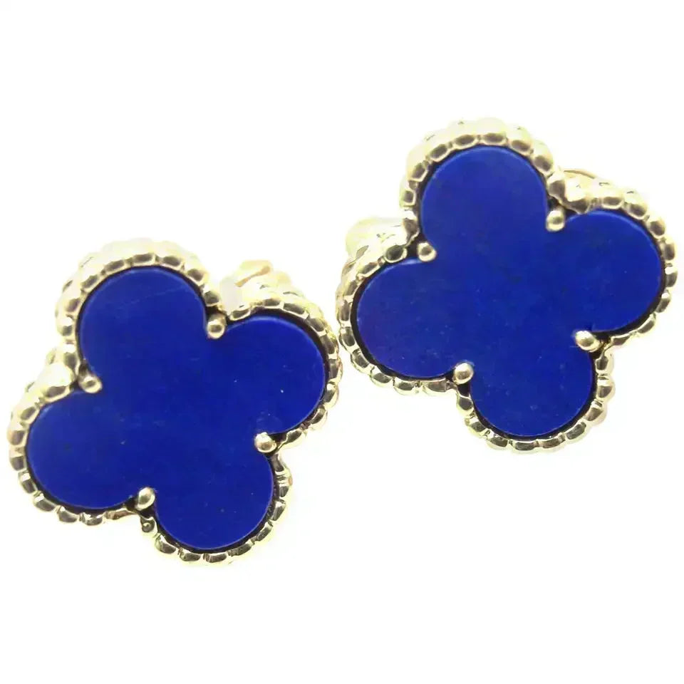 [⭐Reverie Jewels]CLOVER MINI 9.5MM TURQUOISE EARRINGS