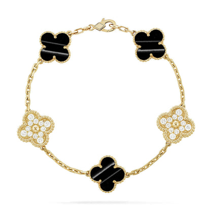 [⭐Reverie Jewels] CLOVER 5 MOTIF PULSAR STONE BRACELET COLLECTION