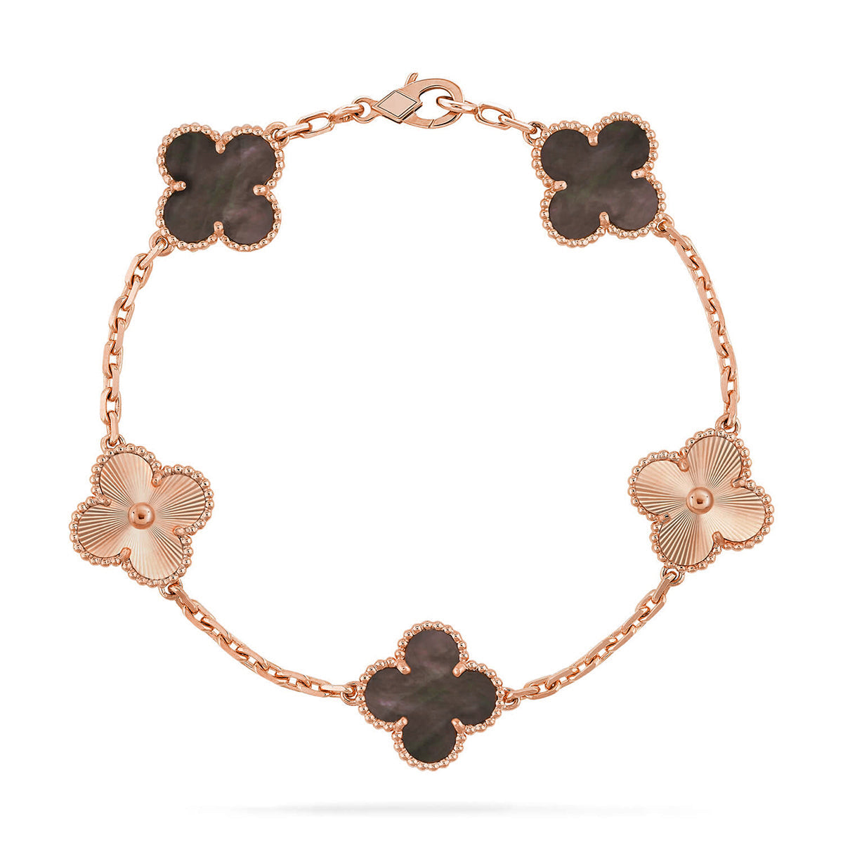 [⭐Reverie Jewels] CLOVER 5 MOTIF GRAY MOP BRACELET COLLECTION