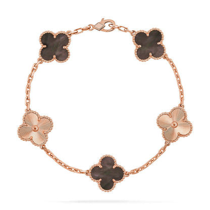[⭐Reverie Jewels] CLOVER 5 MOTIF GRAY MOP BRACELET COLLECTION