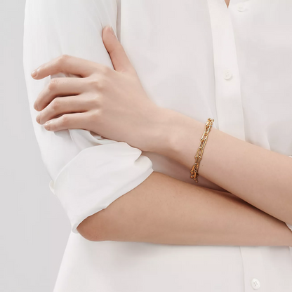 [Reverie Jewels]HARDWEAR MEDIUM LINK 20 MOTIF GOLD BRACELET