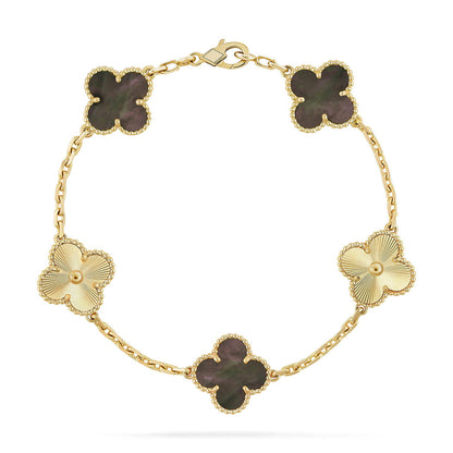[⭐Reverie Jewels] CLOVER 5 MOTIF GRAY MOP BRACELET COLLECTION