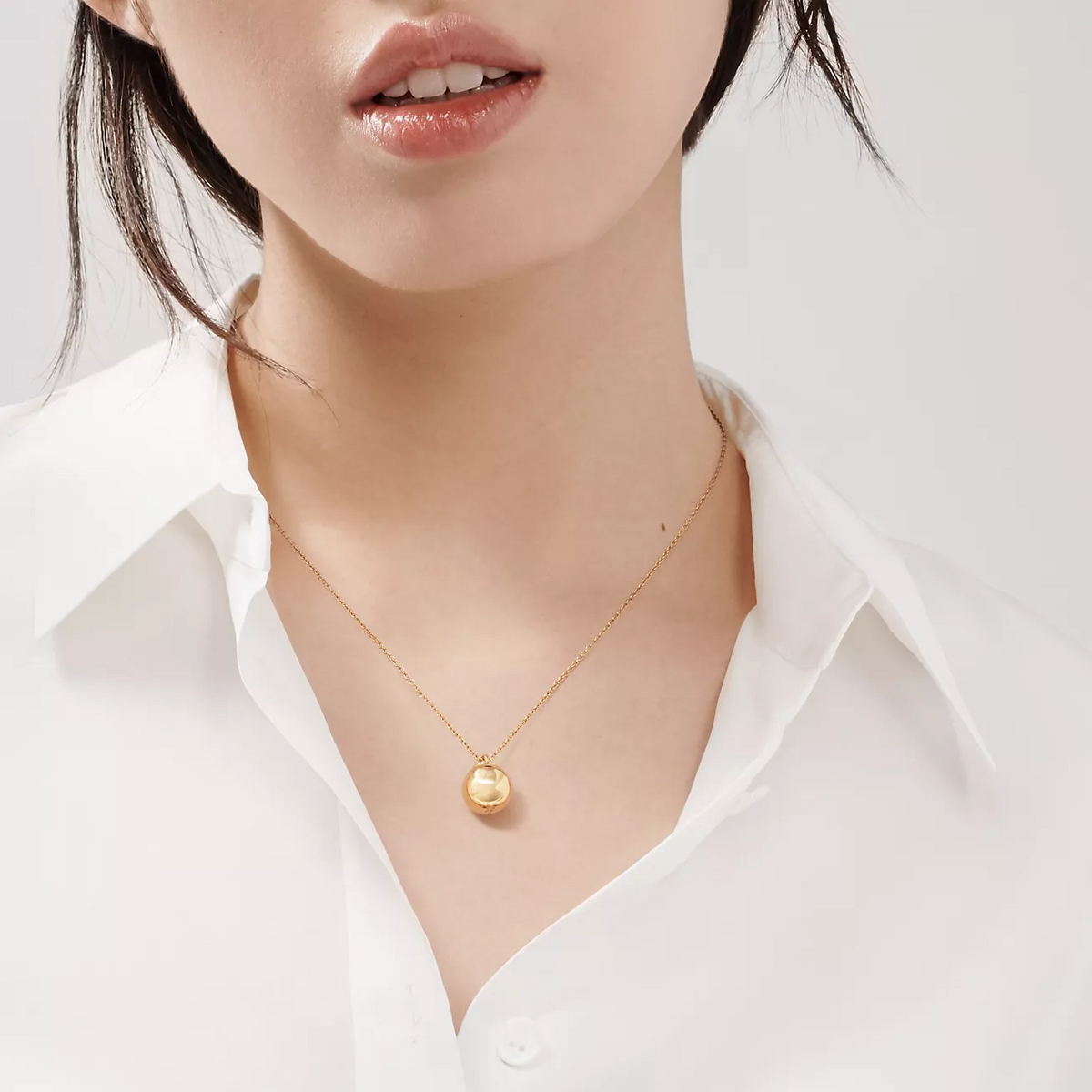 [Reverie Jewels]BALL PENDANT 12.75MM NECKLACE
