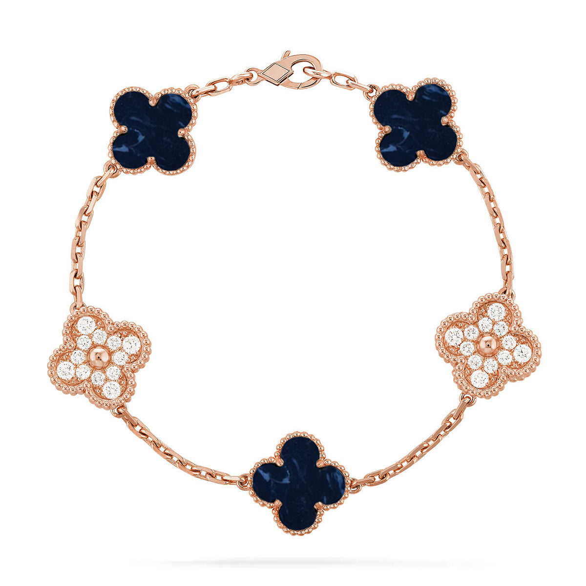 [⭐Reverie Jewels]CLOVER 5 MOTIF PIETERSITE BRACELET COLLECTION