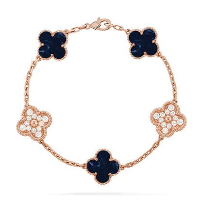 [⭐Reverie Jewels]CLOVER 5 MOTIF PIETERSITE BRACELET COLLECTION