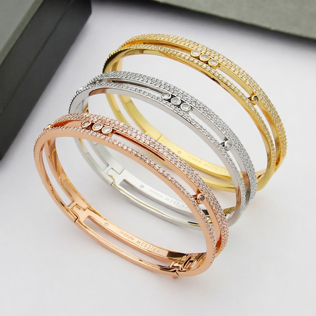 [⭐Reverie Jewels]Move Romane pavé bangle