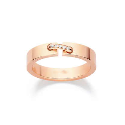 [⭐Reverie Jewels]ALLIANCE LIENS VIDENCE DIAMOND 4MM RING