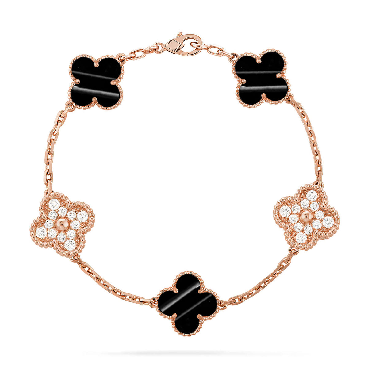 [⭐Reverie Jewels] CLOVER 5 MOTIF PULSAR STONE BRACELET COLLECTION