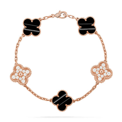 [⭐Reverie Jewels] CLOVER 5 MOTIF PULSAR STONE BRACELET COLLECTION