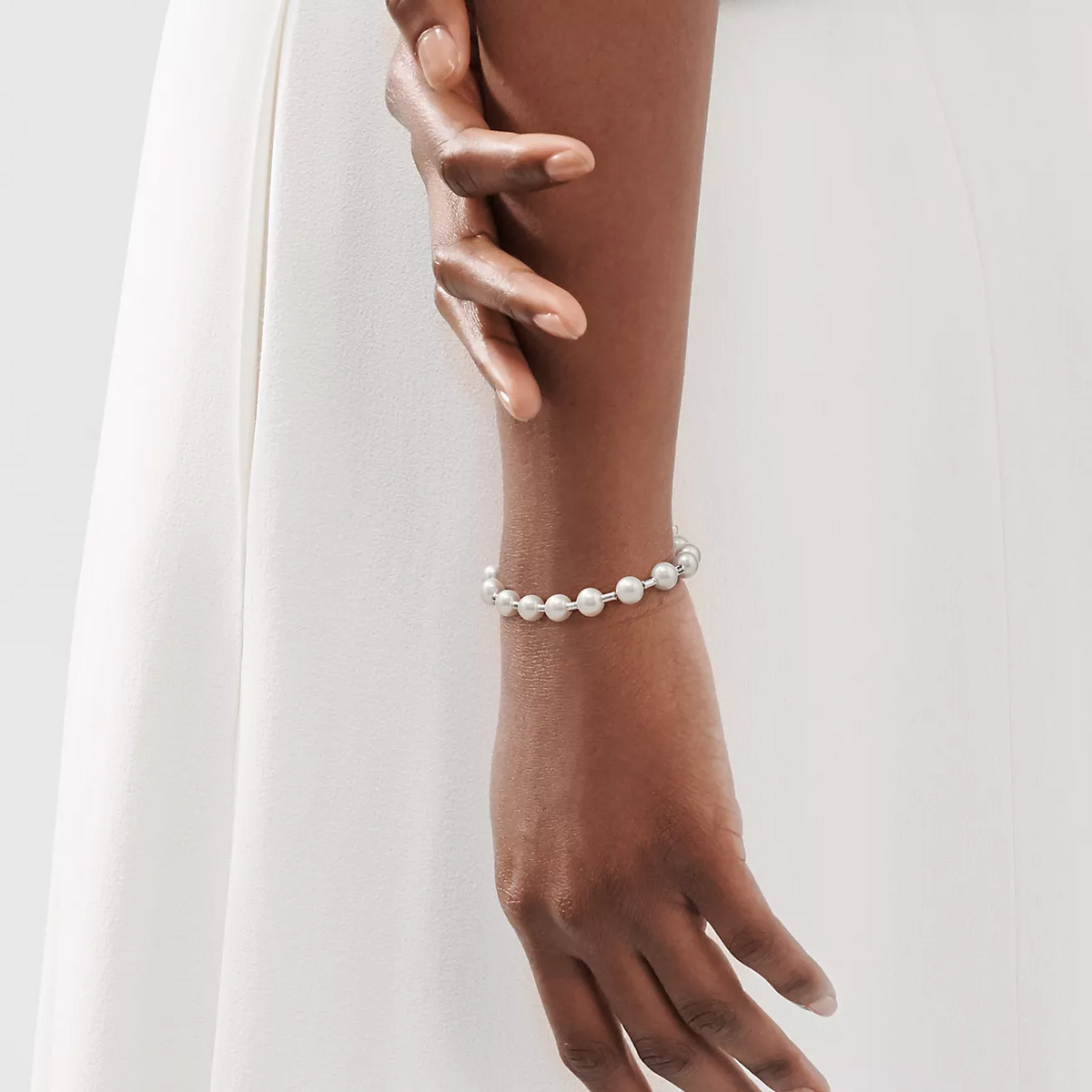 [Reverie Jewels]PEARL 7-8MM SILVER BRACELET