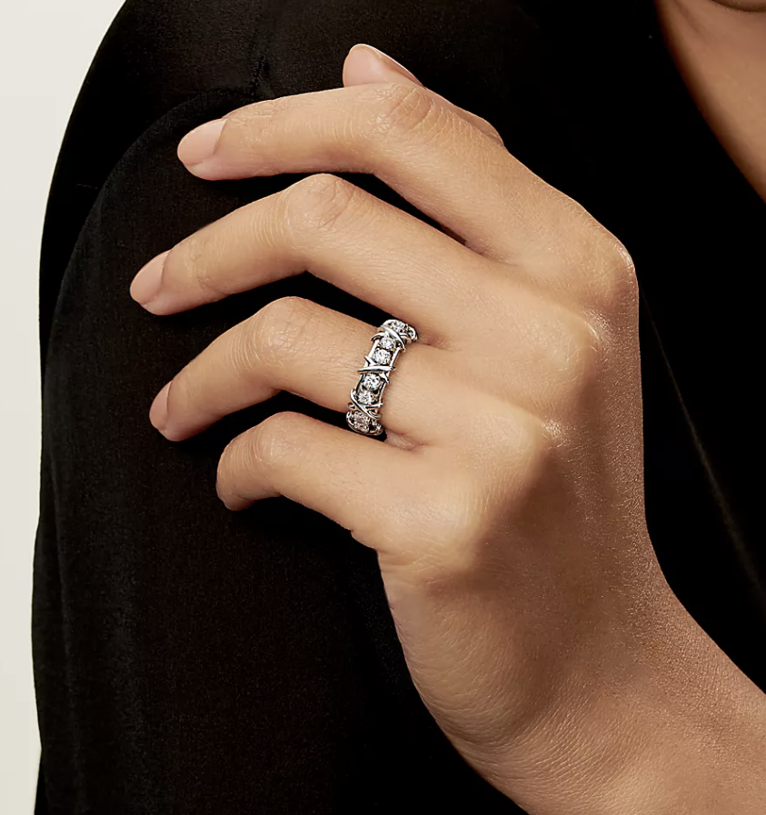[Reverie Jewels]SIXTEEN STONE SILVER RING