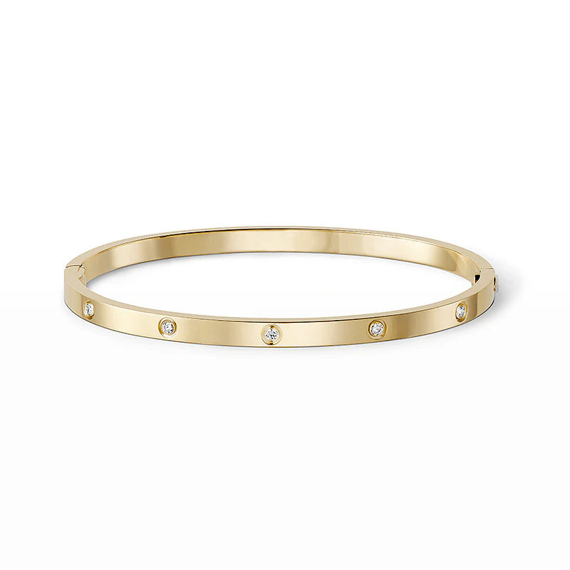 [⭐Reverie Jewels]LOVE BRACELET 3.65MM 10 DIAMONDS