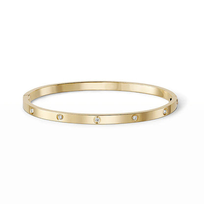 [⭐Reverie Jewels]LOVE BRACELET 3.65MM 10 DIAMONDS