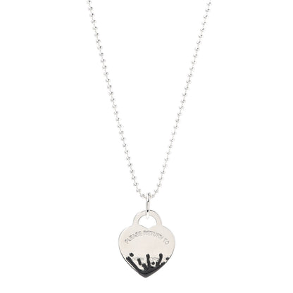 [Reverie Jewels]COLOUR HEART SPLASH TAG NECKLACE