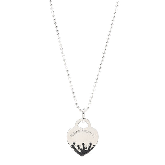 [Reverie Jewels]COLOUR HEART SPLASH TAG NECKLACE