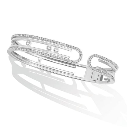 [⭐Reverie Jewels]MOVE 10TH PAVED DIAMOND BRACELET