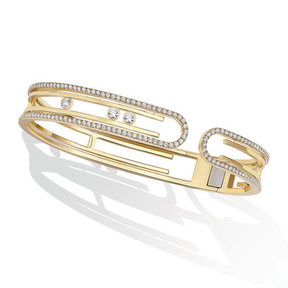 [⭐Reverie Jewels]MOVE 10TH PAVED DIAMOND BRACELET