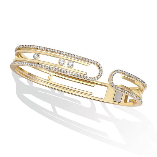 [⭐Reverie Jewels]MOVE 10TH PAVED DIAMOND BRACELET