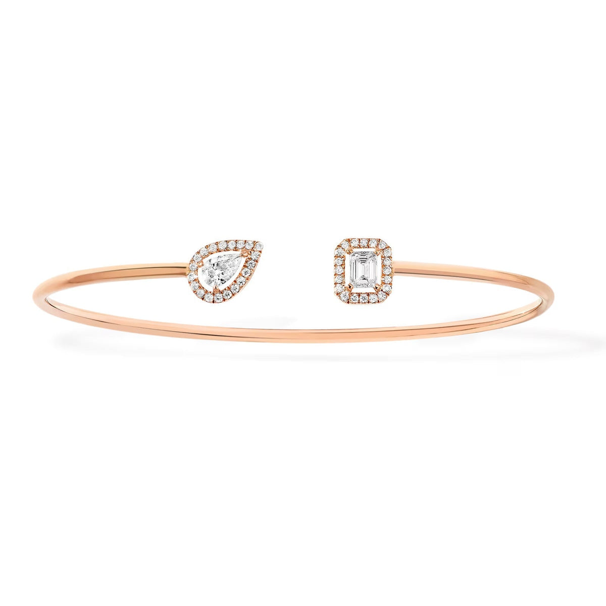 [⭐Reverie Jewels]JONC FLEX MY TWIN TOI & MOI SILVER DIAMOND BRACELET
