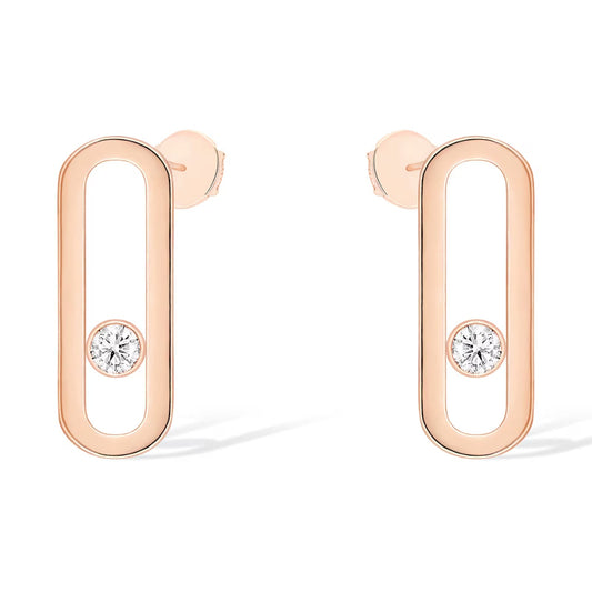 [⭐Reverie Jewels]MOVE UNO SMALL 1 DIAMOND EARRINGS