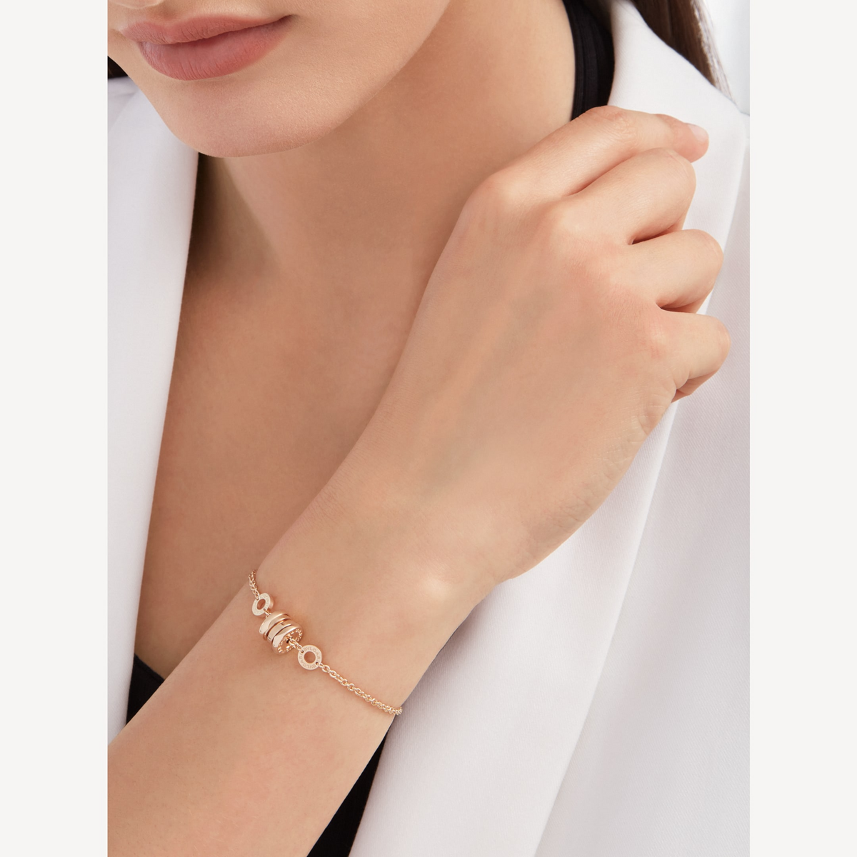 [⭐Reverie Jewels]ZERO 1 SOFT PINK GOLD BRACELET