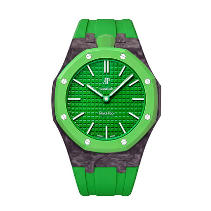 Royal Oak Pop Exclusive Carbon‑fiber Case & Silicone Strap