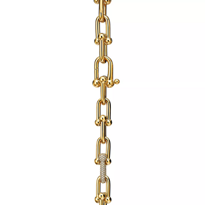 [Reverie Jewels]HARDWEAR LARGE LINK GOLD DIAMOND BRACELET