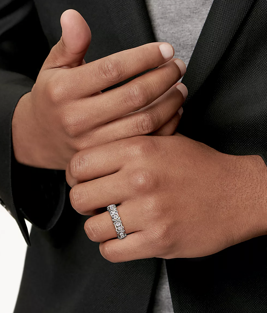 [Reverie Jewels]SIXTEEN STONE SILVER RING