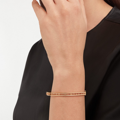 [⭐Reverie Jewels]ZERO 1 SPIRAL LOGO PINK GOLD BRACELET