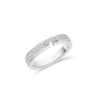 [⭐Reverie Jewels]ALLIANCE LIENS VIDENCE PAVED DIAMOND 4MM RING