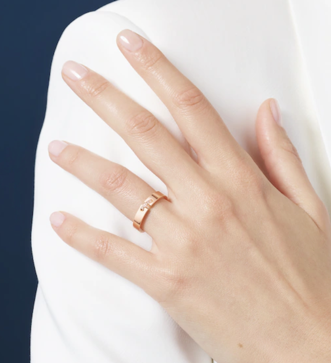 [⭐Reverie Jewels]ALLIANCE LIENS VIDENCE DIAMOND 4MM RING