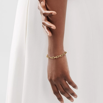 [Reverie Jewels]HARDWEAR SMALL LINK 26 MOTIF GOLD BRACELET