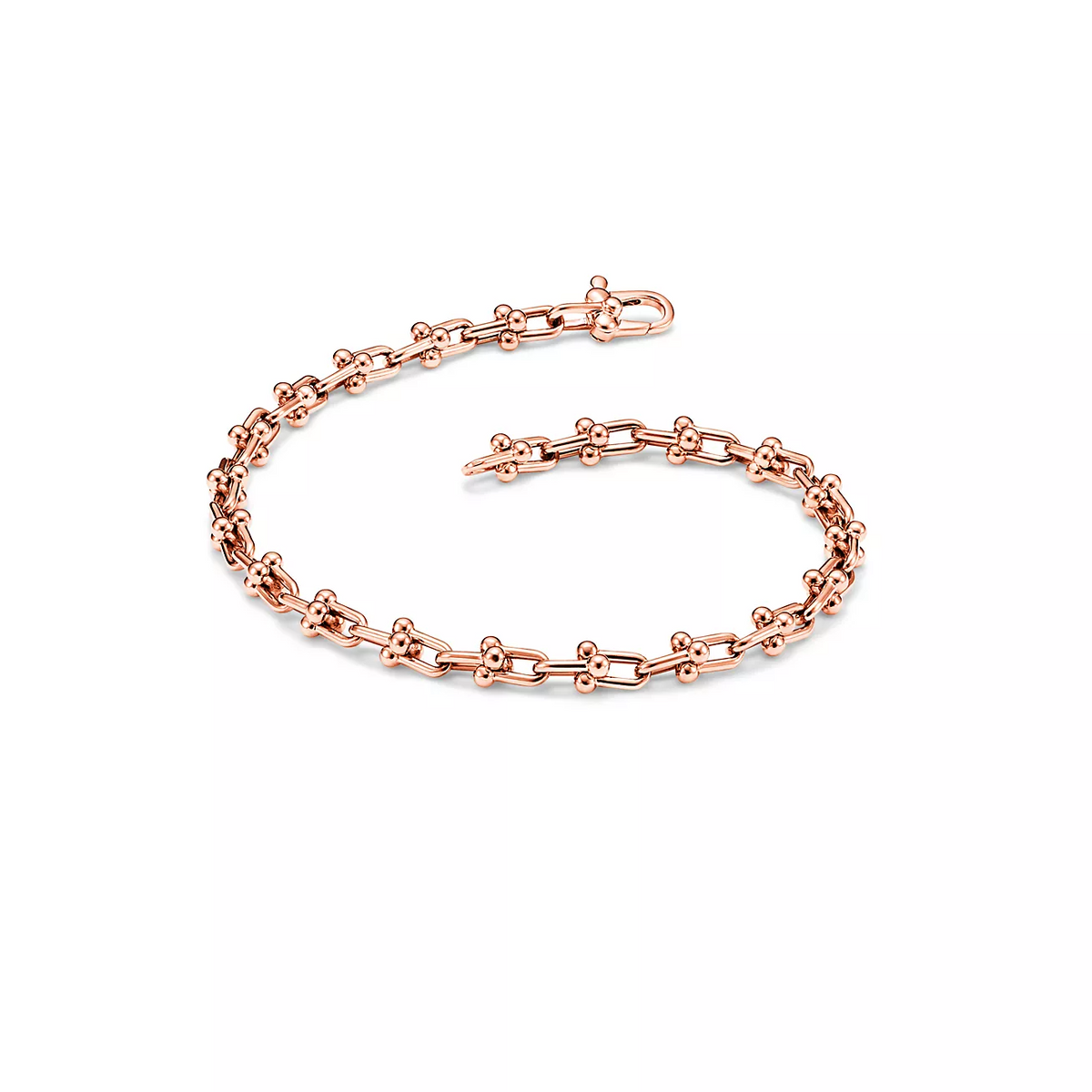 [Reverie Jewels]HARDWEAR MICRO LINK 44 MOTIF PINK GOLD BRACELET