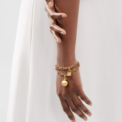 [Reverie Jewels]HARDWEAR SMALL WRAP GOLD BRACELET