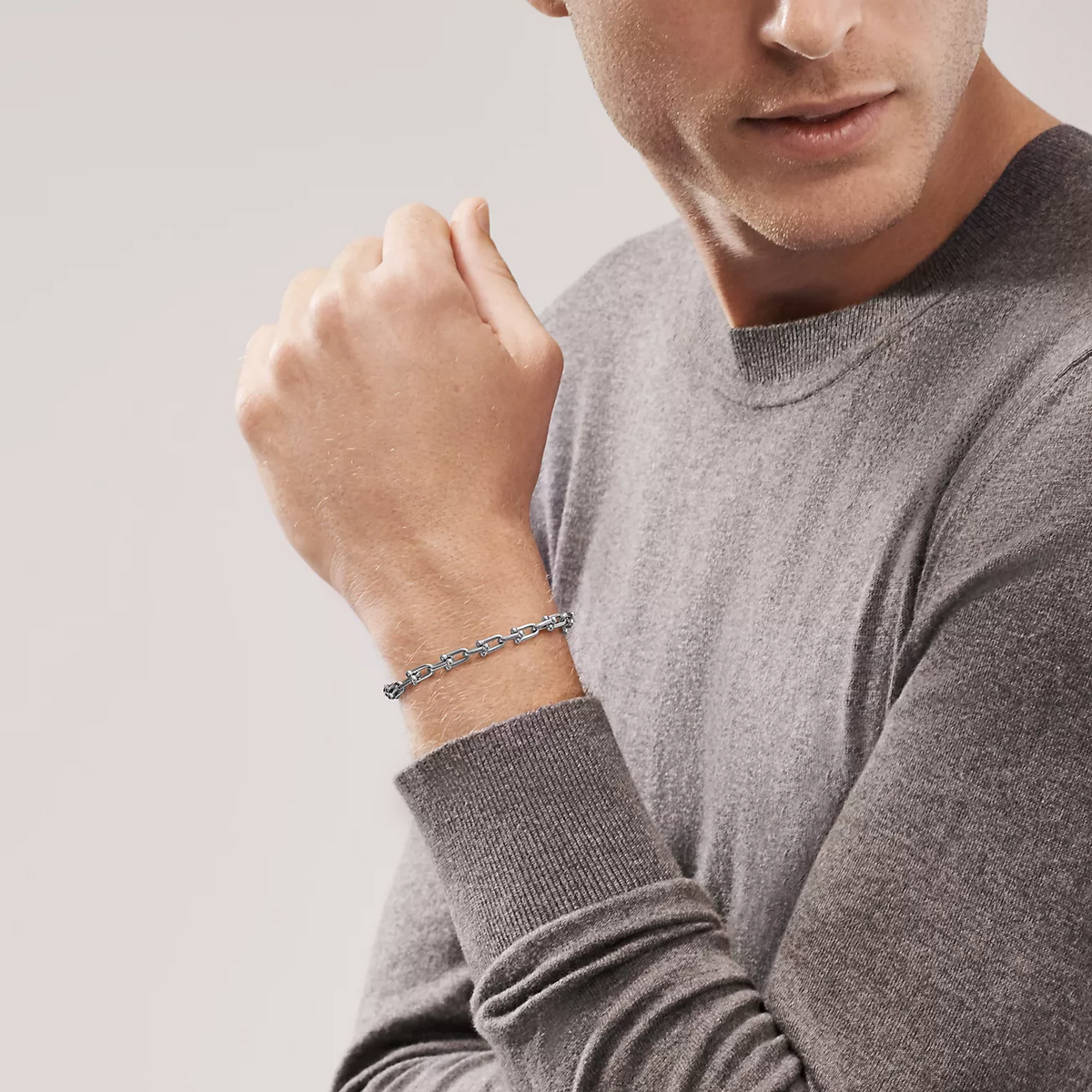 [Reverie Jewels]HARDWEAR SMALL LINK 26 MOTIF SILVER BRACELET