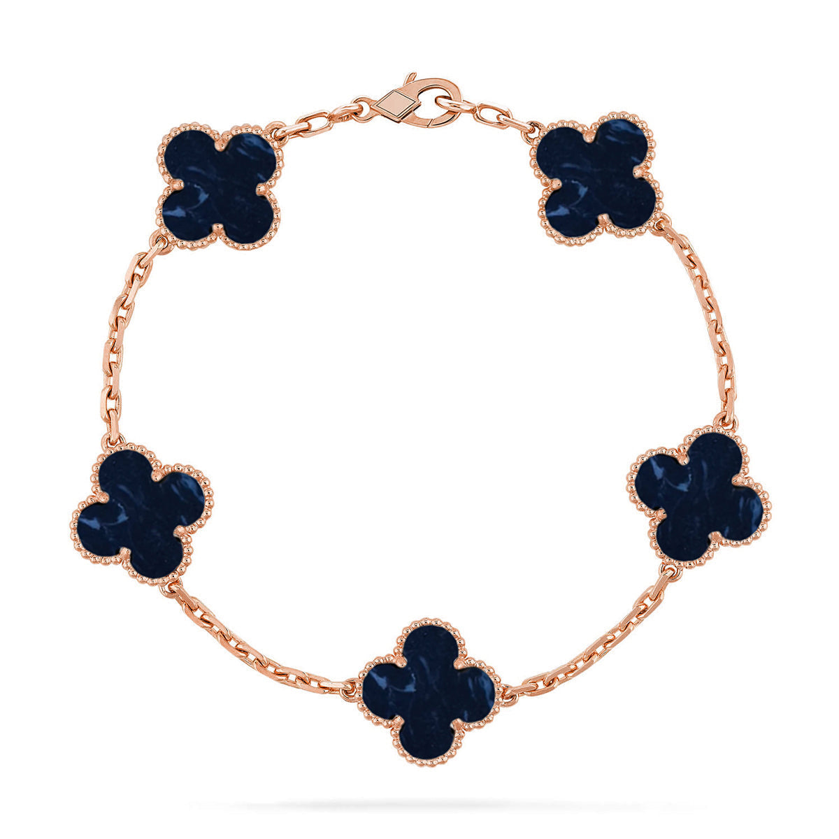 [⭐Reverie Jewels]CLOVER 5 MOTIF PIETERSITE BRACELET COLLECTION