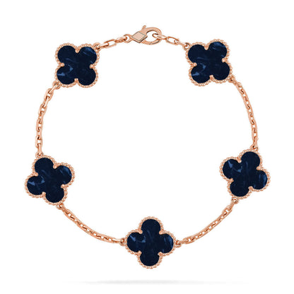 [⭐Reverie Jewels]CLOVER 5 MOTIF PIETERSITE BRACELET COLLECTION