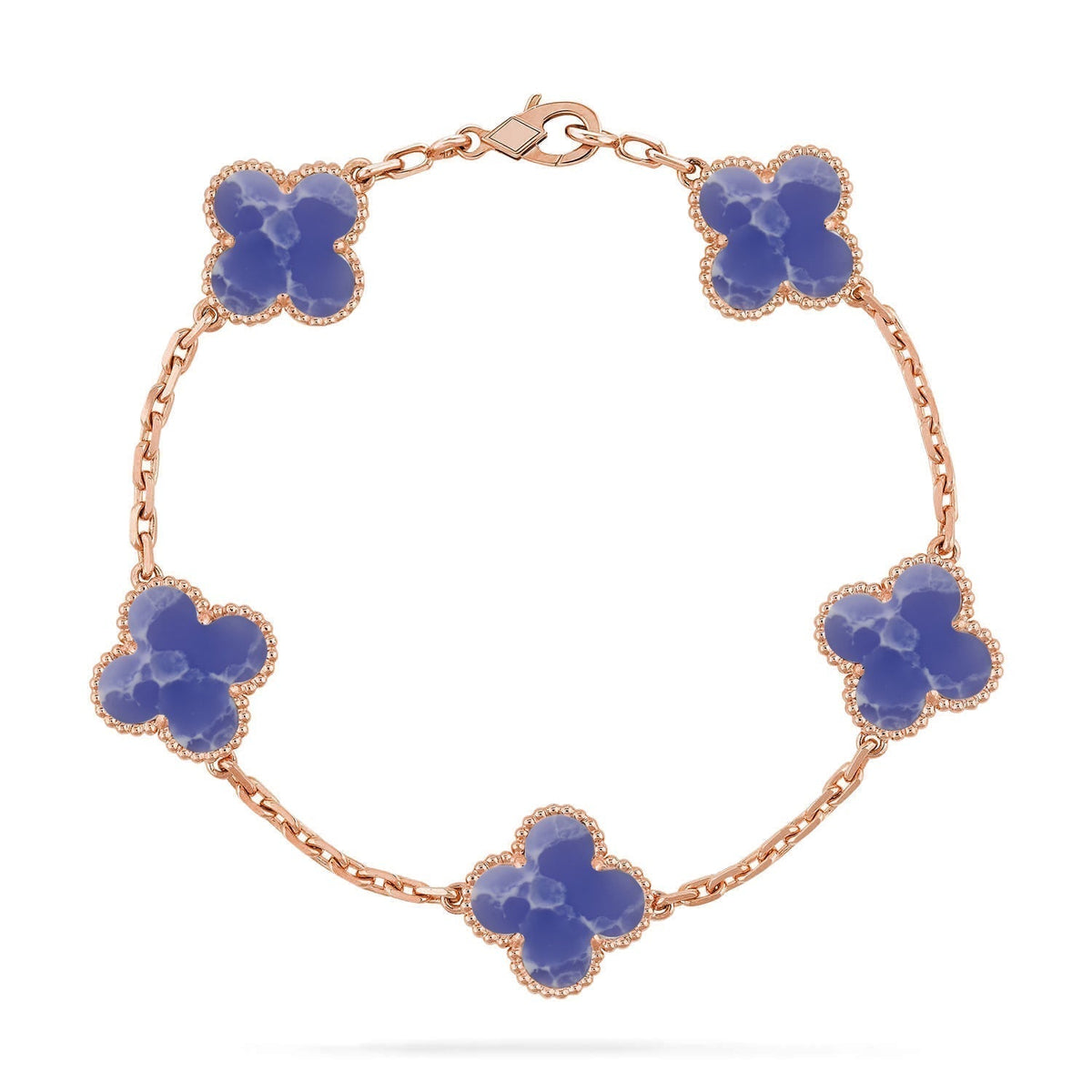 [⭐Reverie Jewels]CLOVER 5 MOTIF BLUE VEINS BRACELET COLLECTION