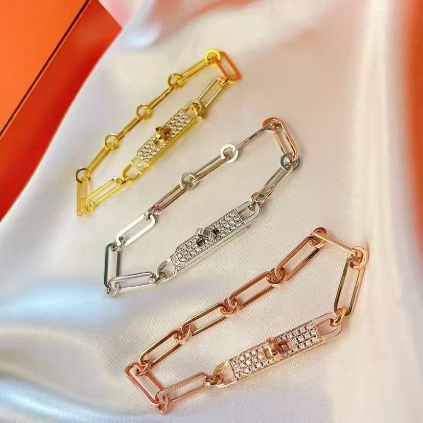 [⭐Reverie Jewels]CHAINE BRACELET SMALL MODEL DIAMOND