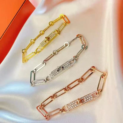 [⭐Reverie Jewels]CHAINE BRACELET SMALL MODEL DIAMOND