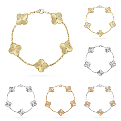 [⭐Reverie Jewels] CLOVER 5 MOTIF LASER BRACELET COLLECTION